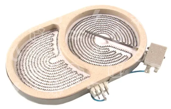plotna keramická duozóna, oválná 270 x 162 mm, 1800W, 230V
